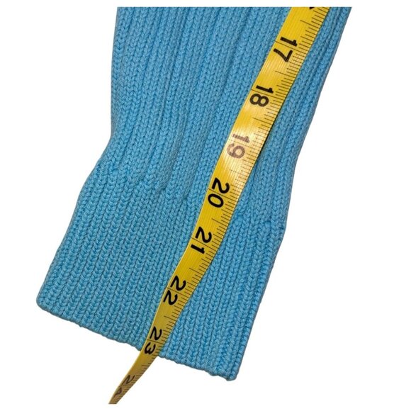 Evan-Picone Women's Blue Cable Knit Button-Up Cardigan Sweater XL - Picture 7 of 14